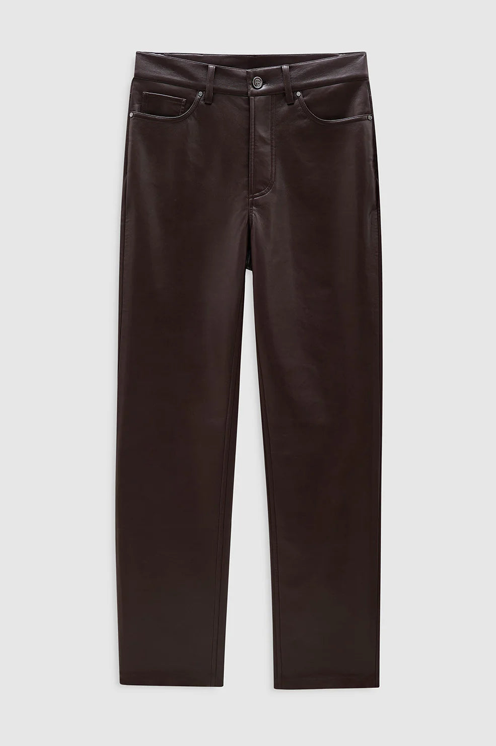 Bruno Pant in Deep Brown Recycled Leather