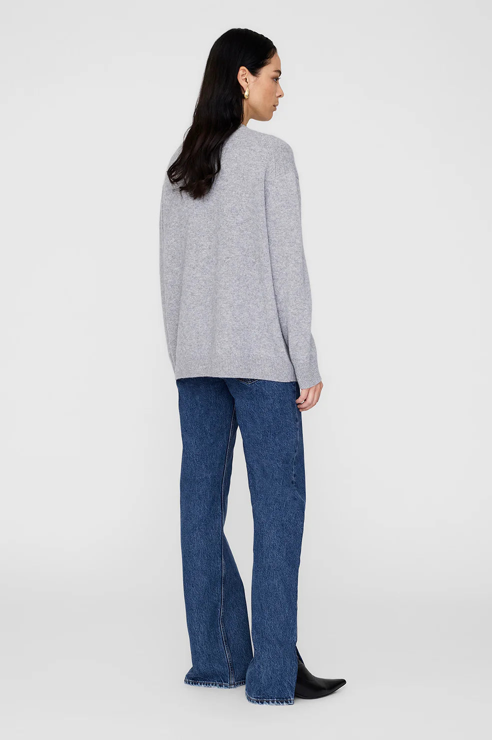 Jackson Cardigan in Medium Heather Grey