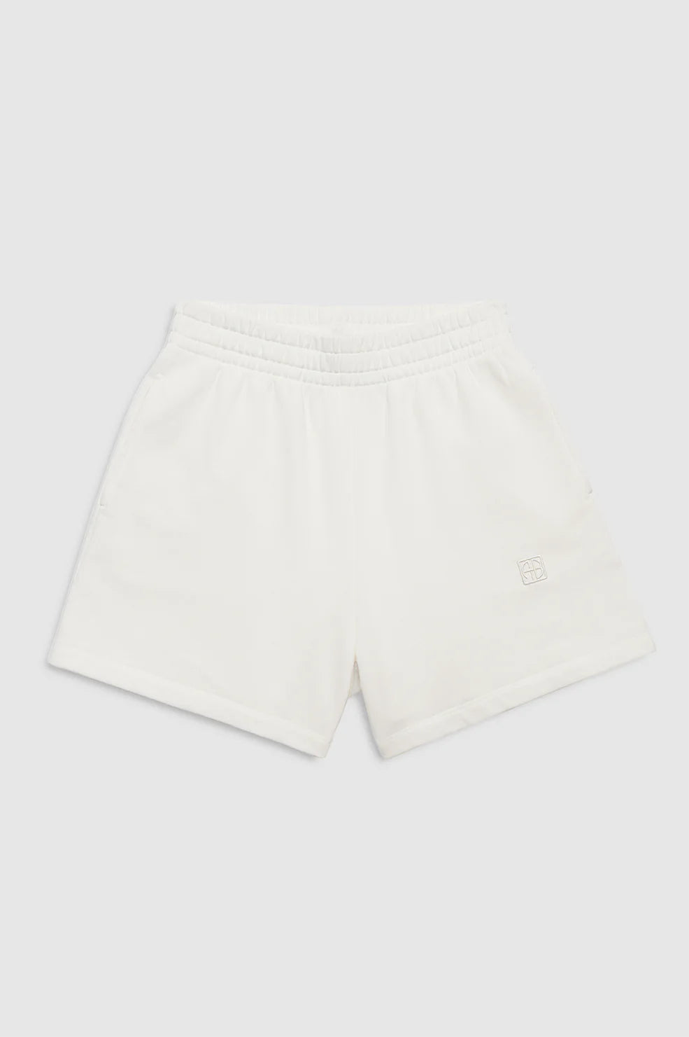 Kam Short Framed Monogram in Off White