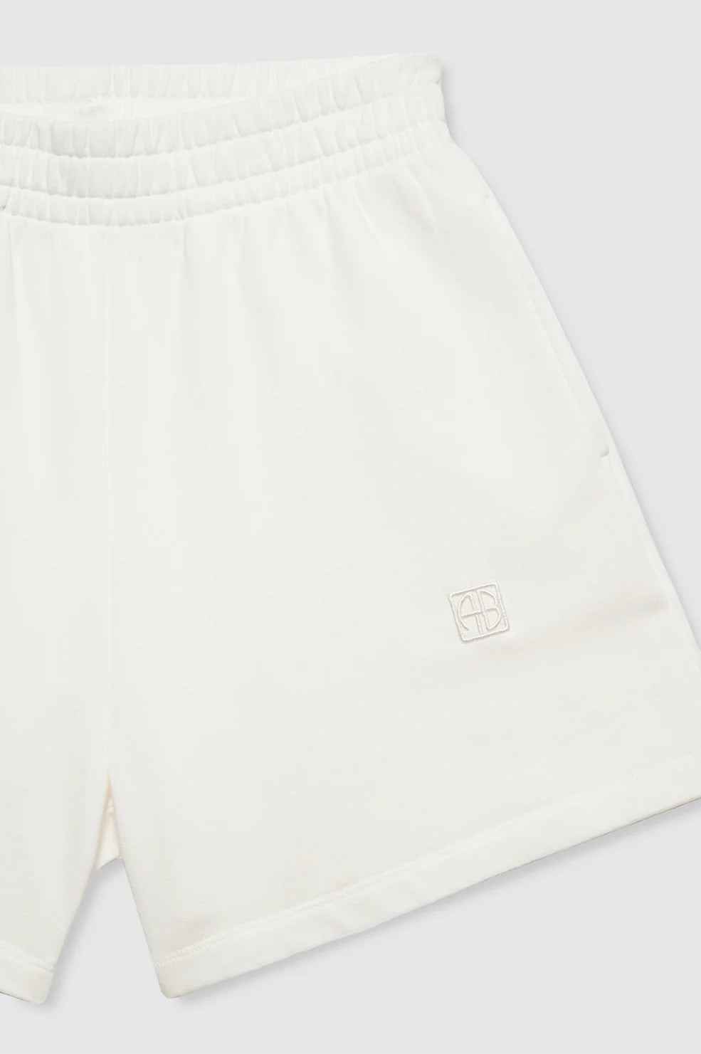 Kam Short Framed Monogram in Off White