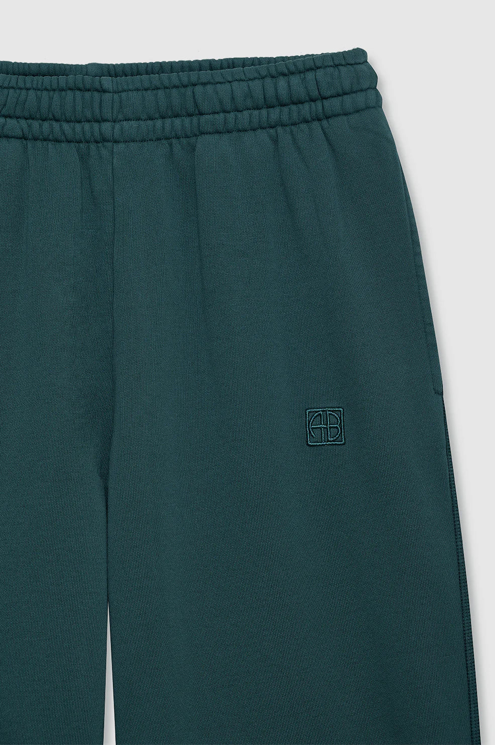Karter Jogger Framed Monogram in Dark Teal