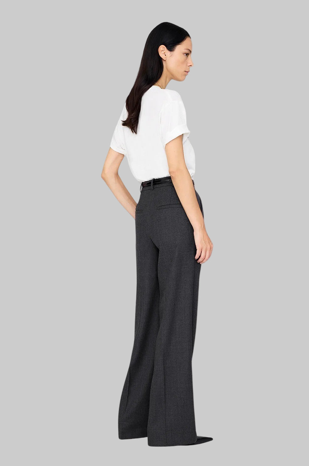 Trent Trouser in Dark Heather Grey