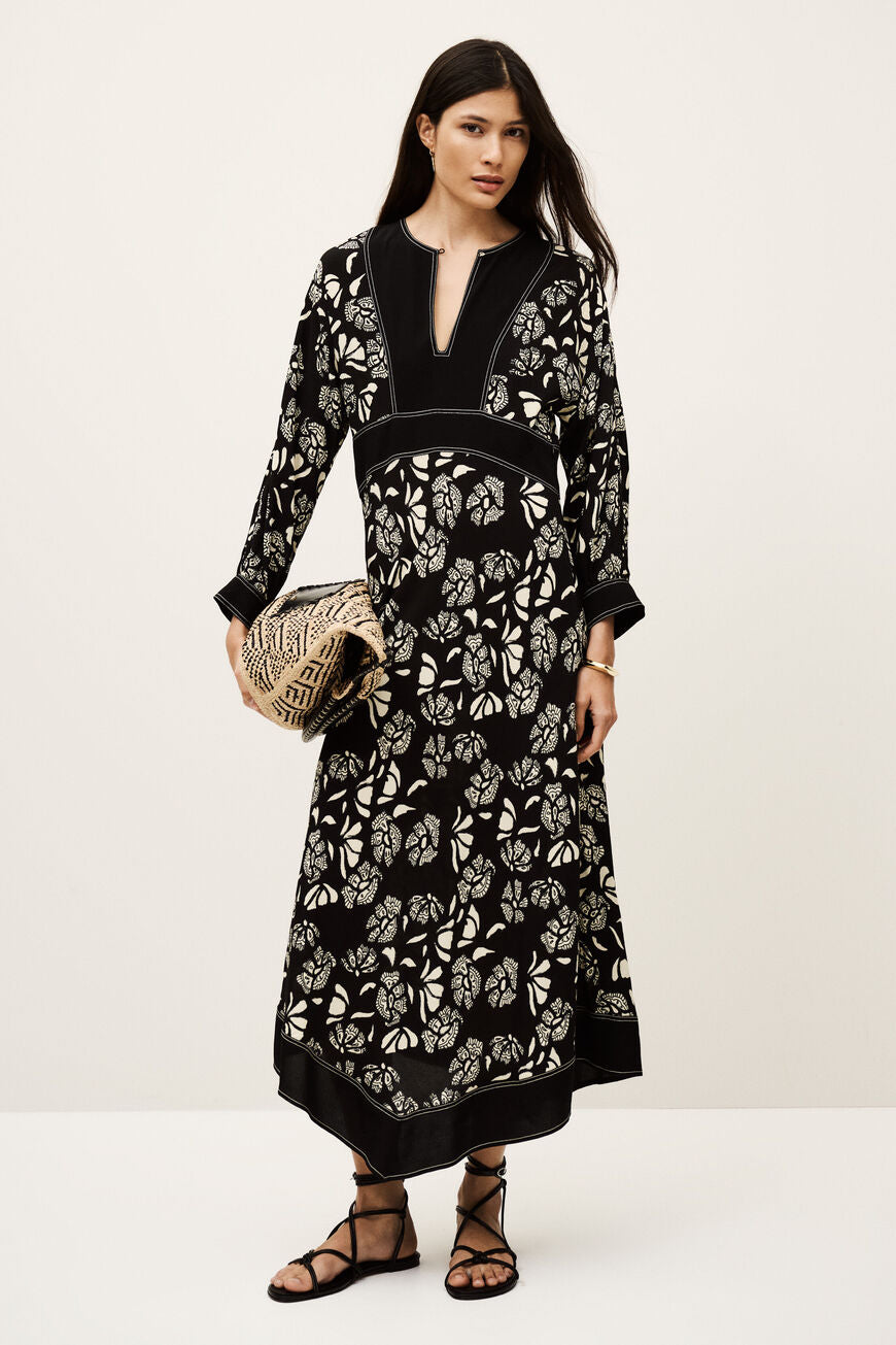 Aude Dress. Noir