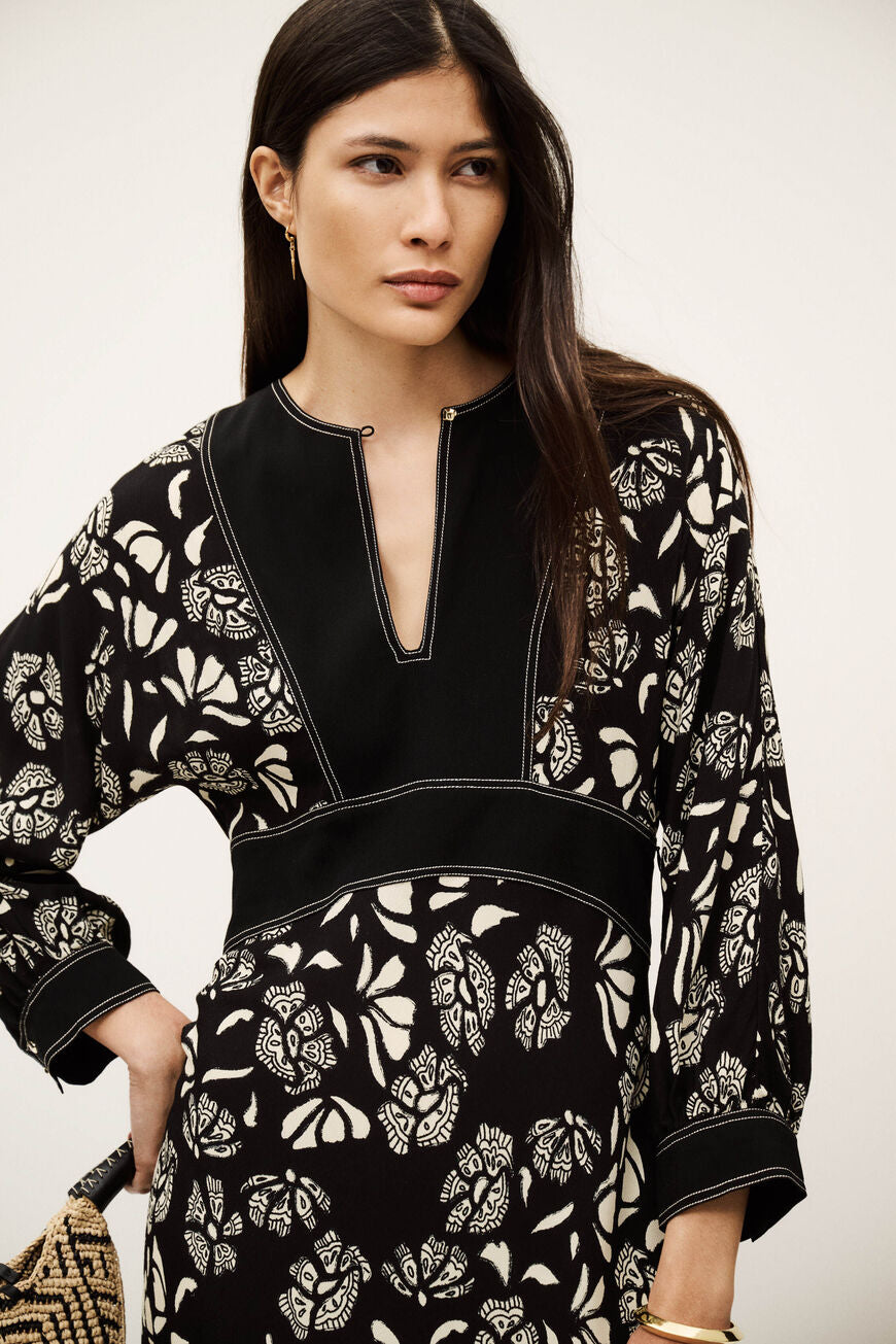 Aude Dress. Noir
