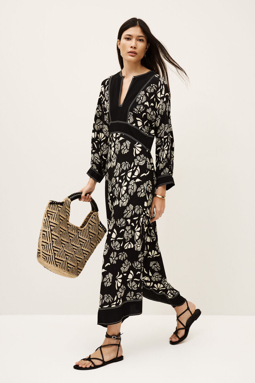 Aude Dress. Noir