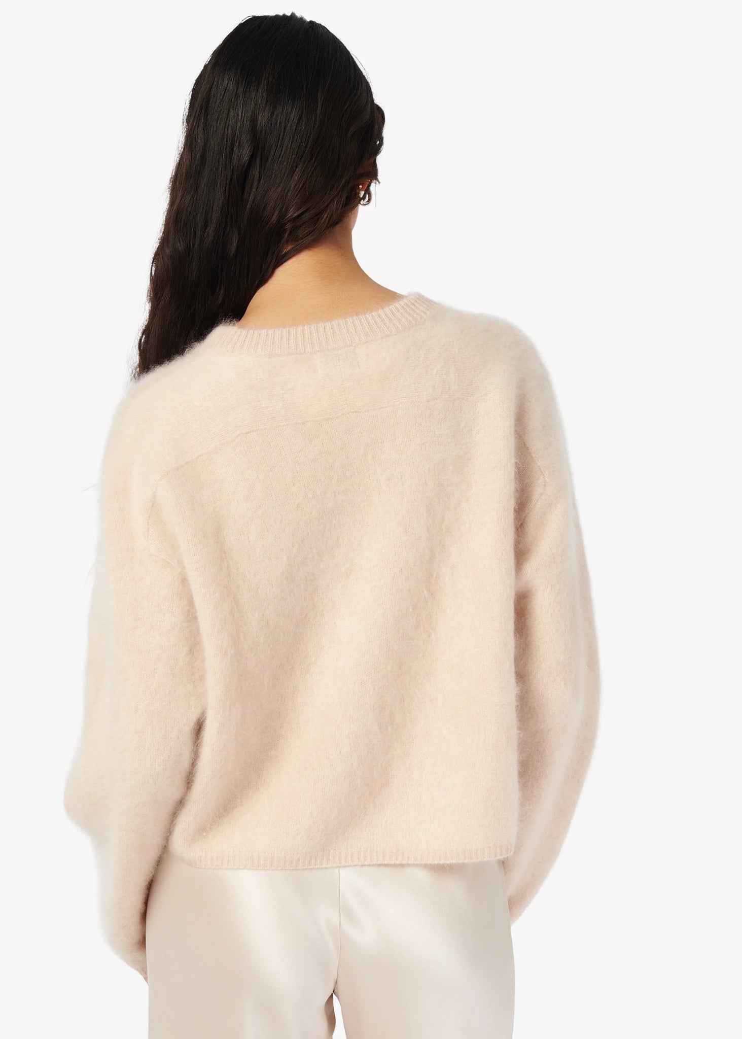 Niall Cashmere Sweater in Oat