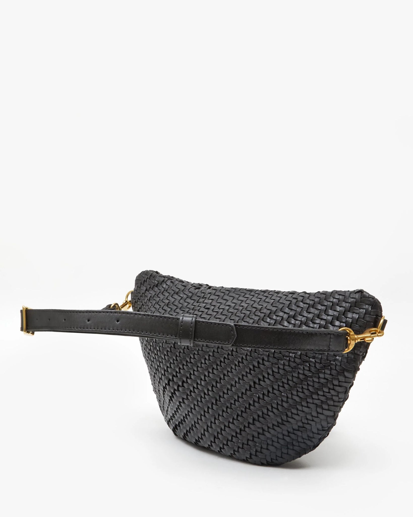 Grande Fanny in Black Woven Zig-Zag