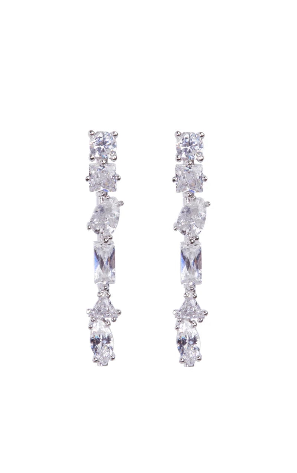 Julie M Earrings in Silver