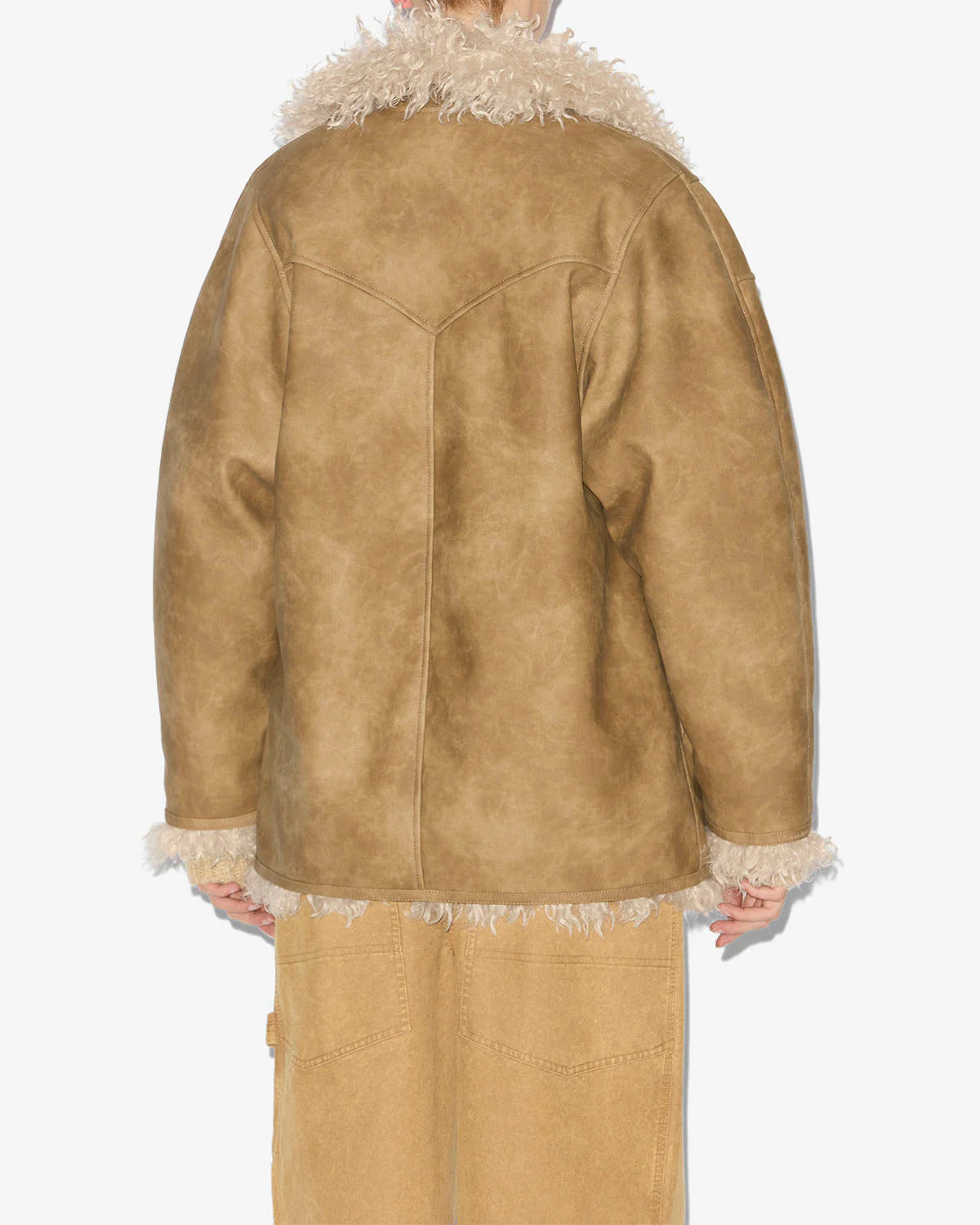 Clea Coat in Taupe