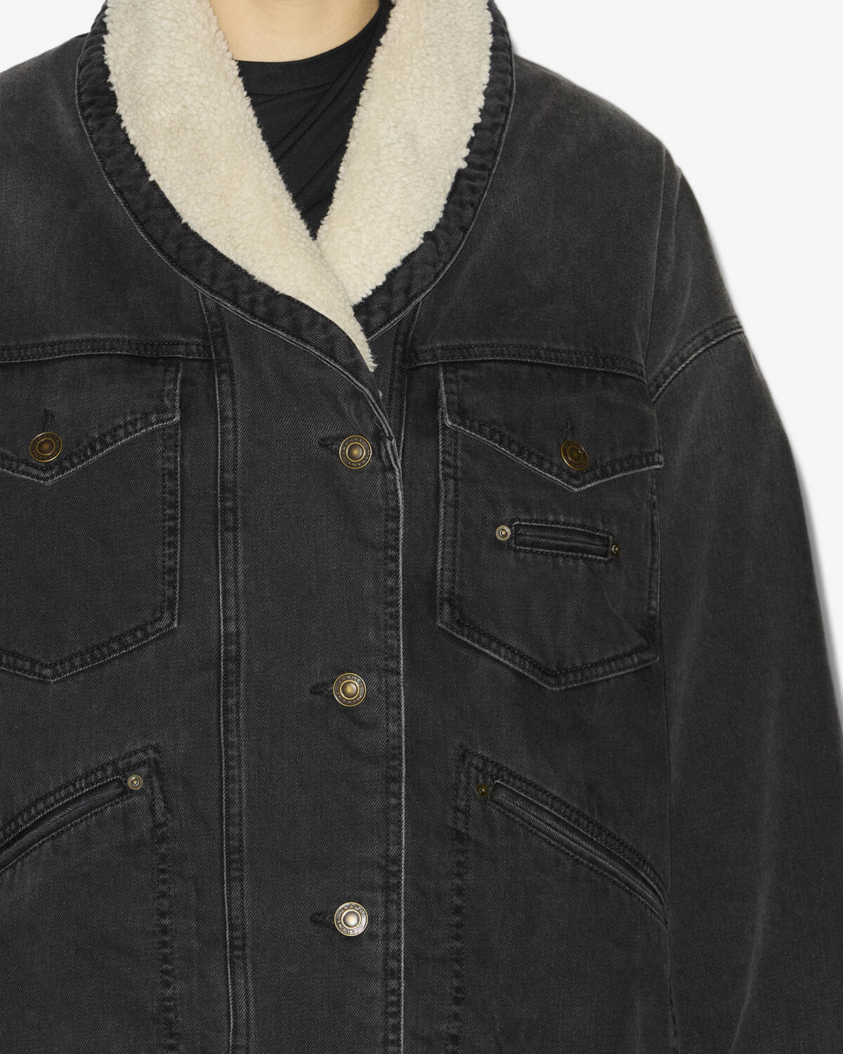 Pimia Jacket in Faded Black