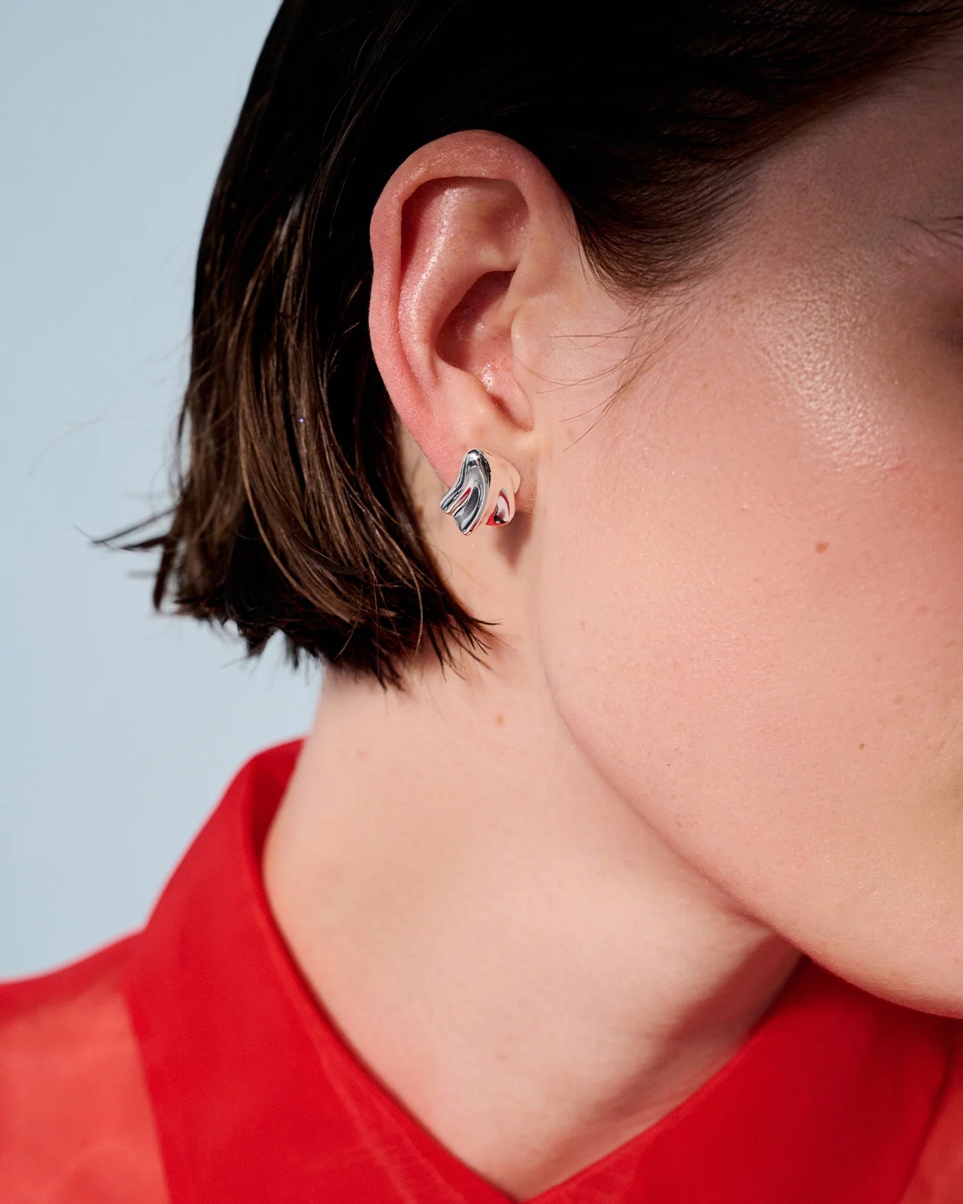Zoe Earrings in Silver