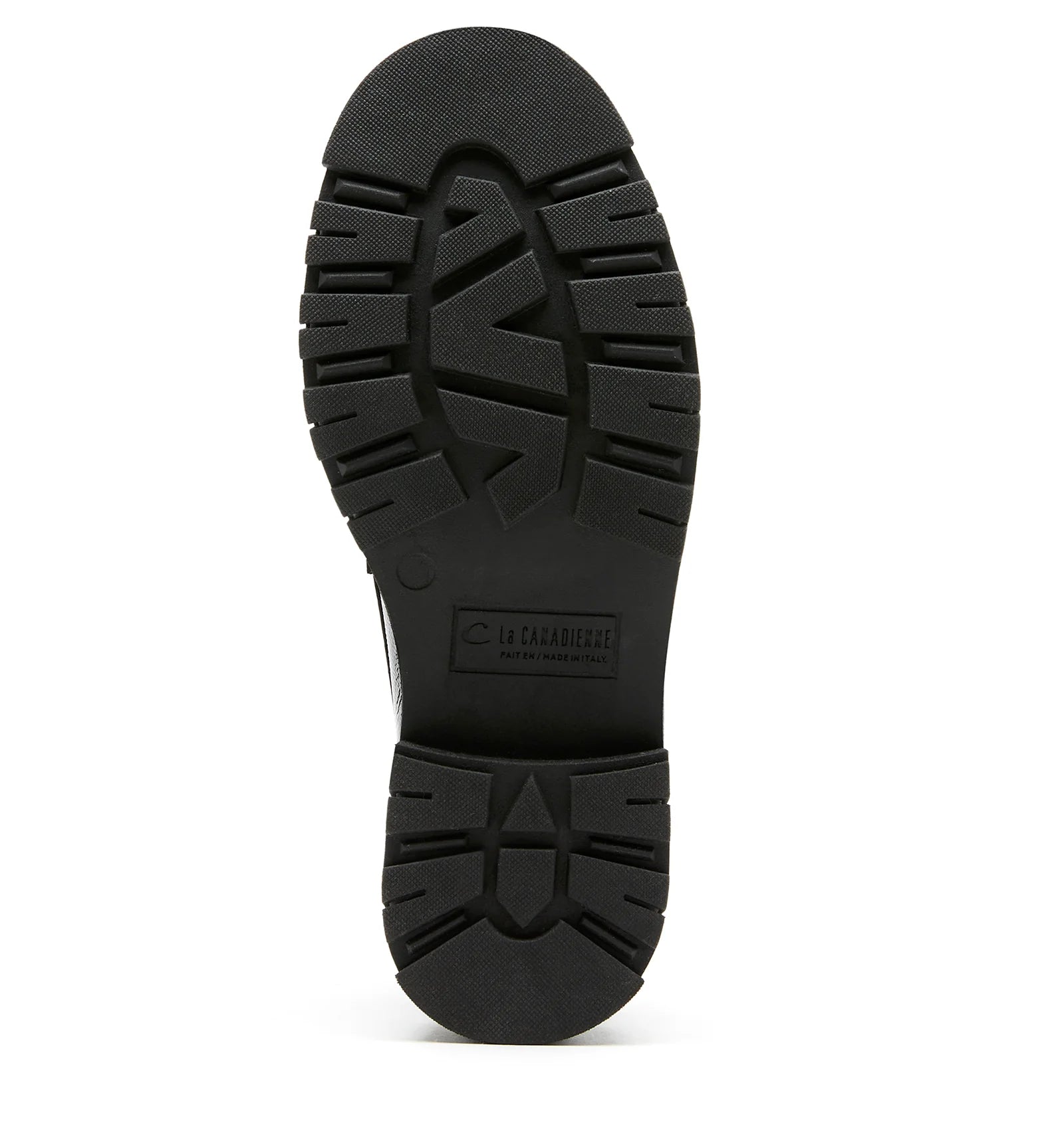 Doe Crinkle Leather Loafer in Black