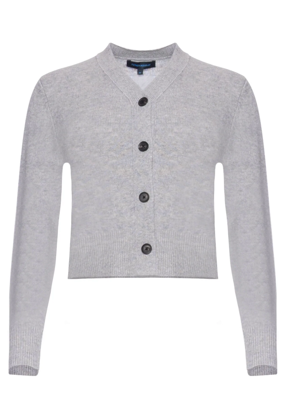 Merino Cashmere Classic Cardigan in Flannel