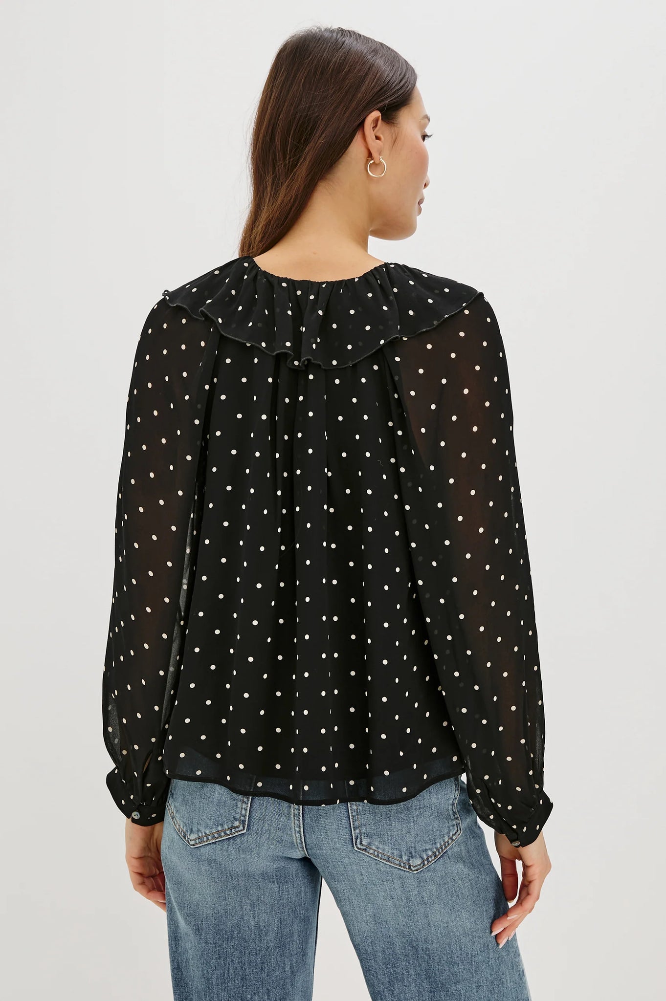 Honora Top in Polka Dots