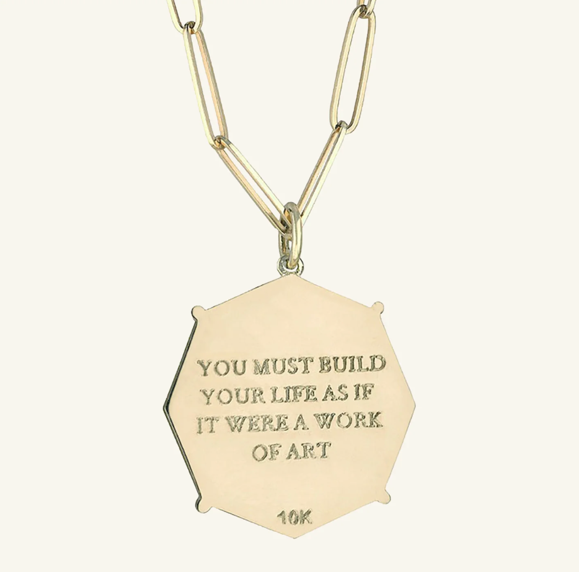 Art Octagon Charm