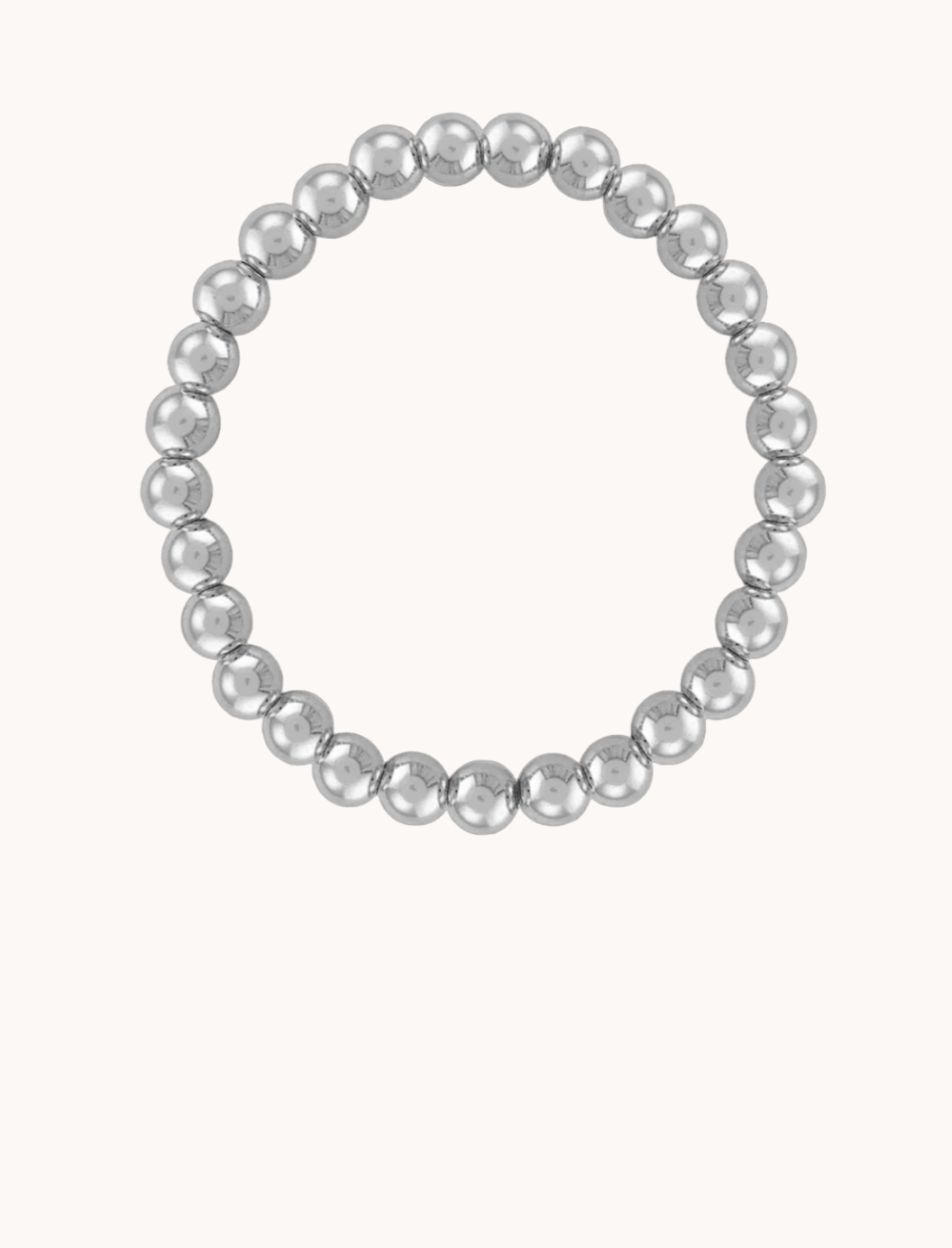 6MM Ball Bracelet in Sterling Silver | 6.5"
