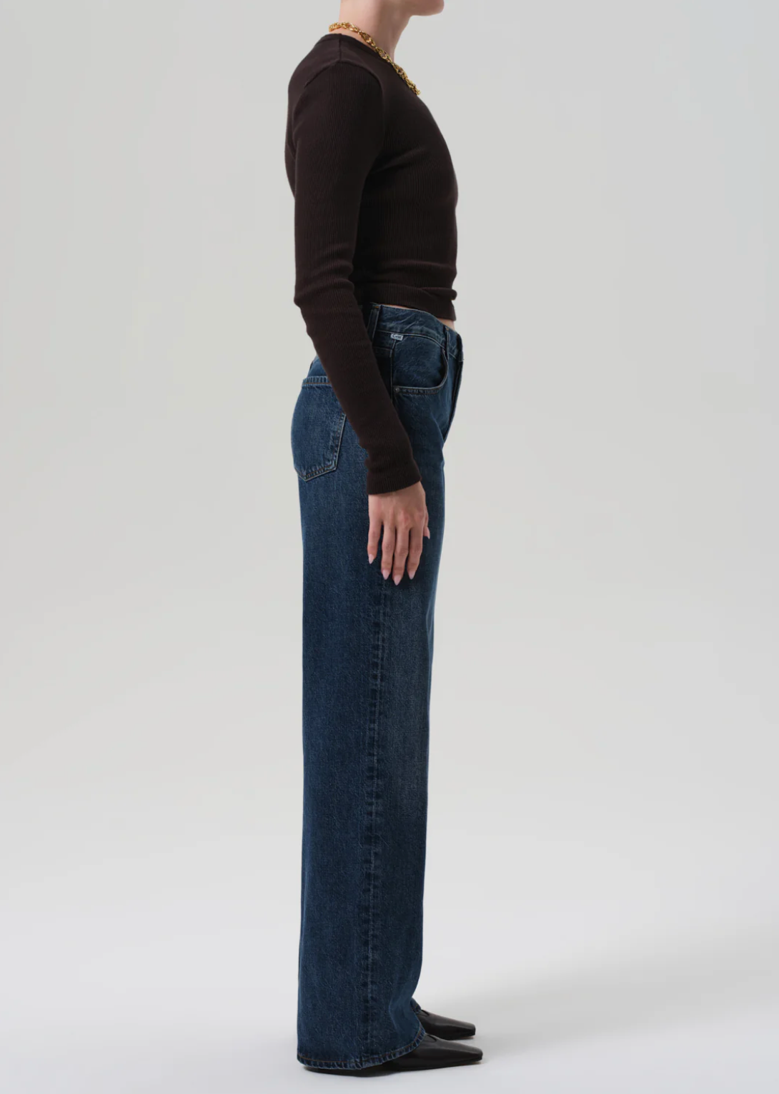 Annina High Rise Wide Leg 33" in Westwood