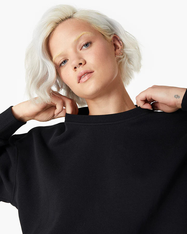 Air Whipped Crew in Black