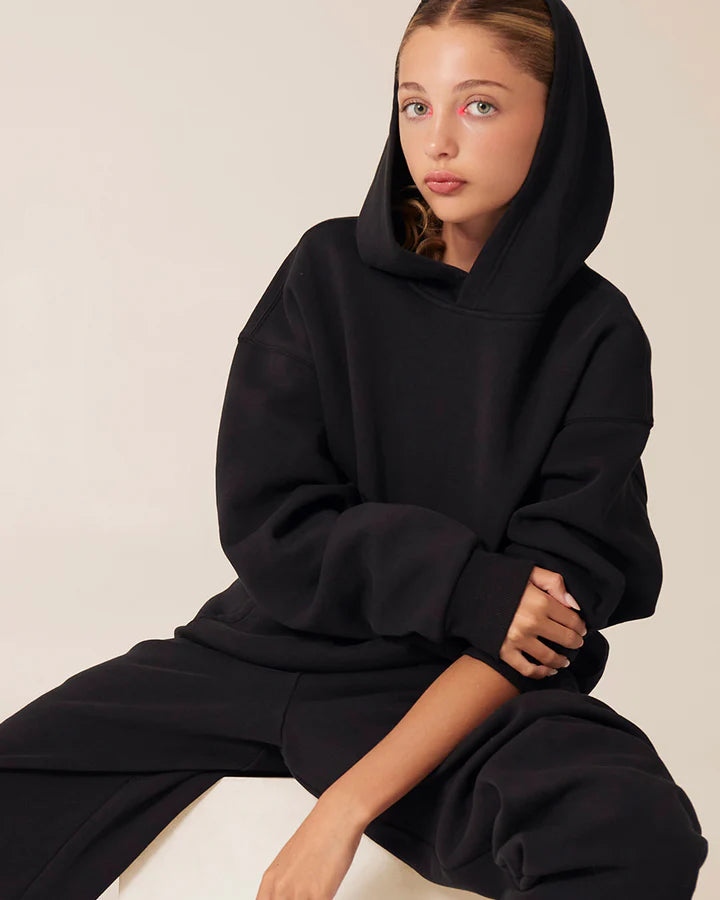 Air Whipped Hoodie in Black