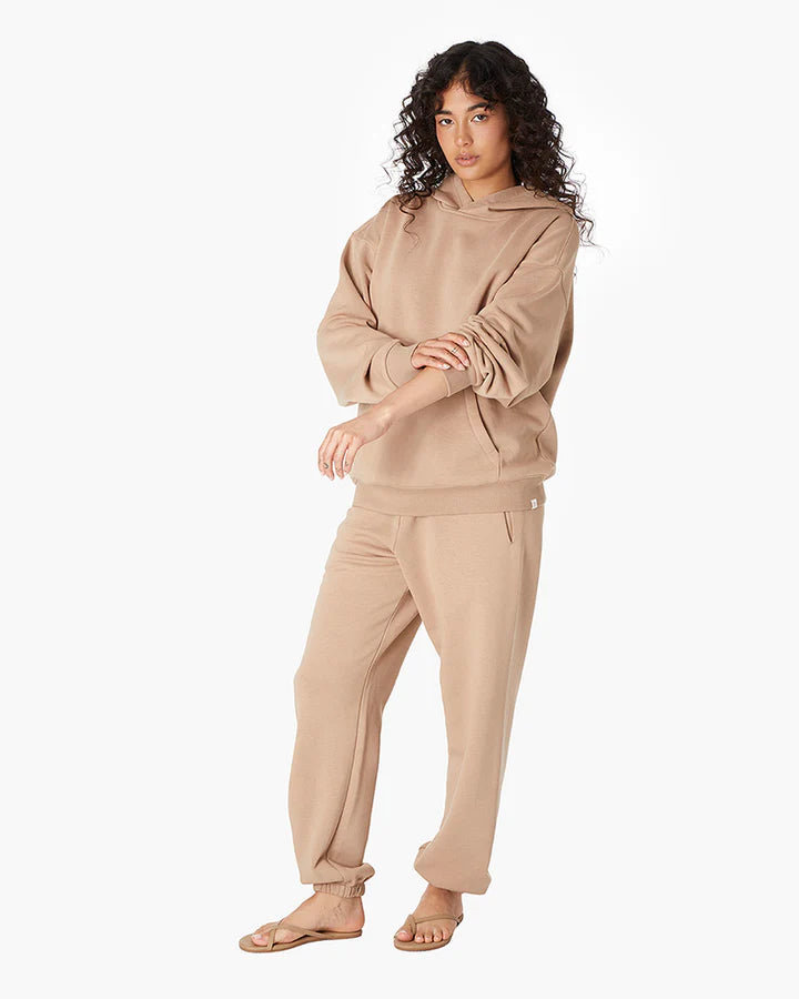 Air Whipped Hoodie in Camel