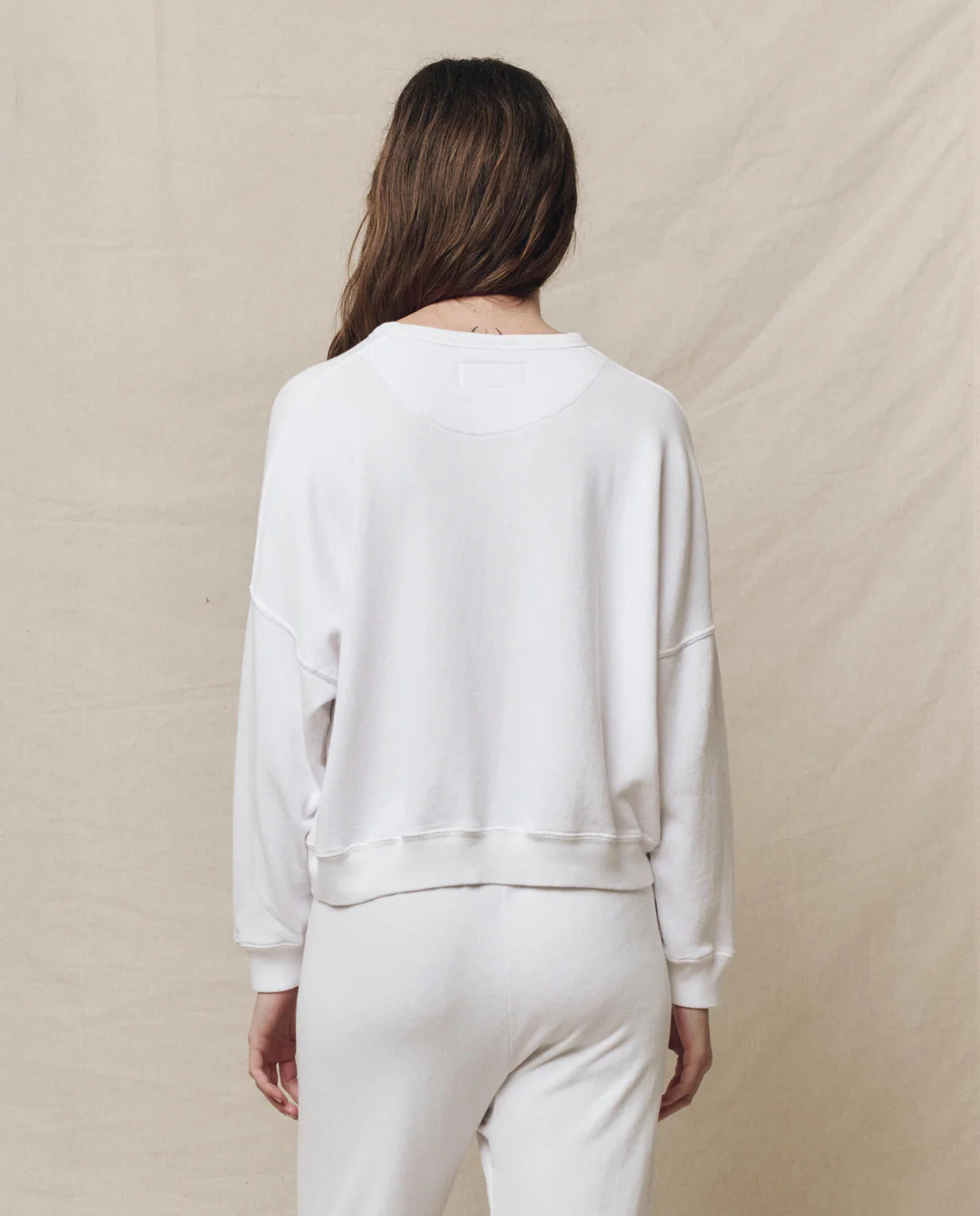 The Teammate Sweatshirt. True White