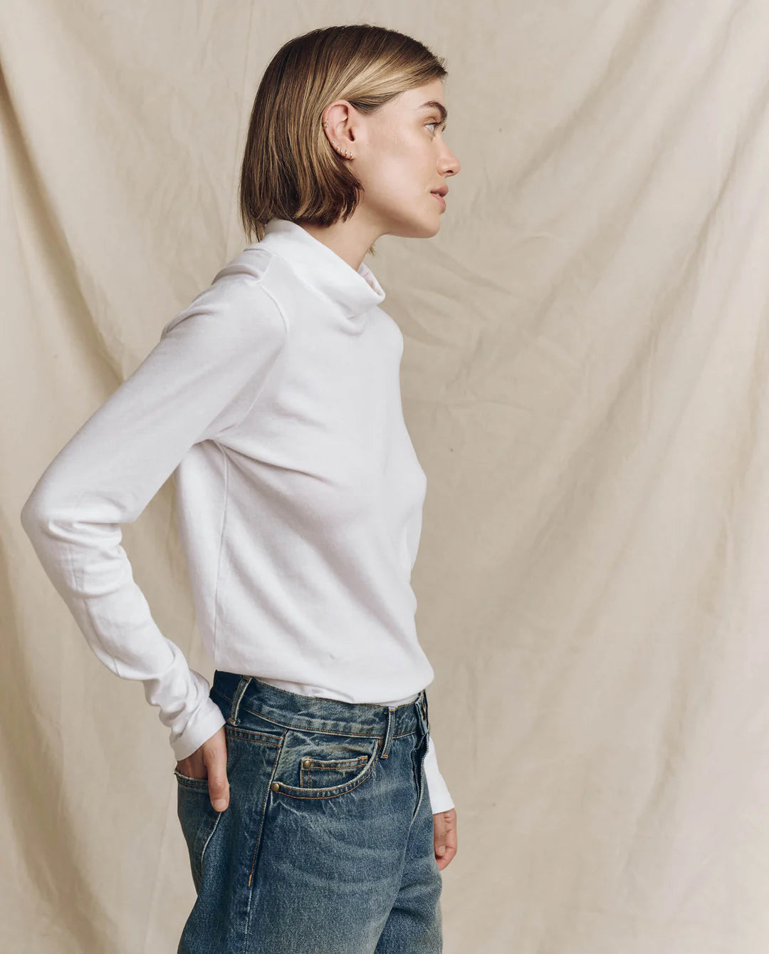 The Turtleneck. True White