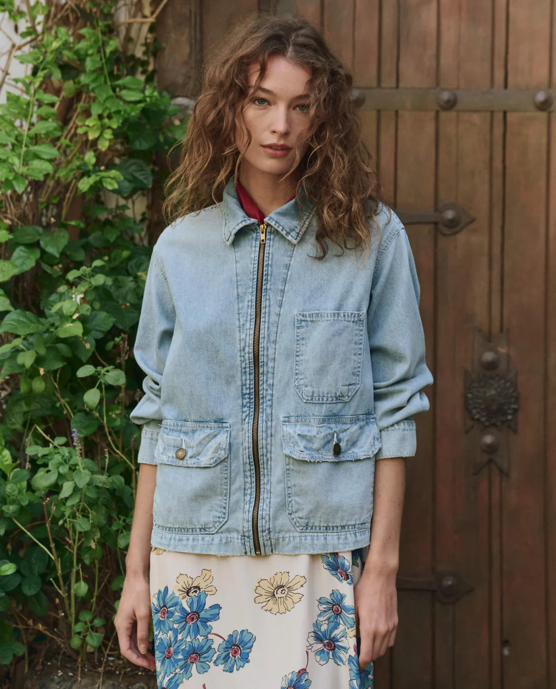 The Zip Front Chore Jacket. Dakota Wash
