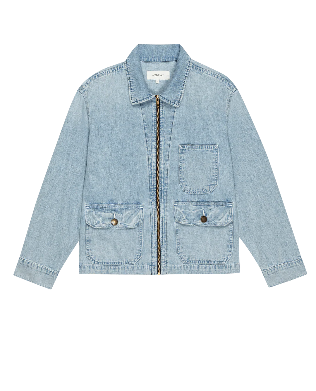 The Zip Front Chore Jacket. Dakota Wash
