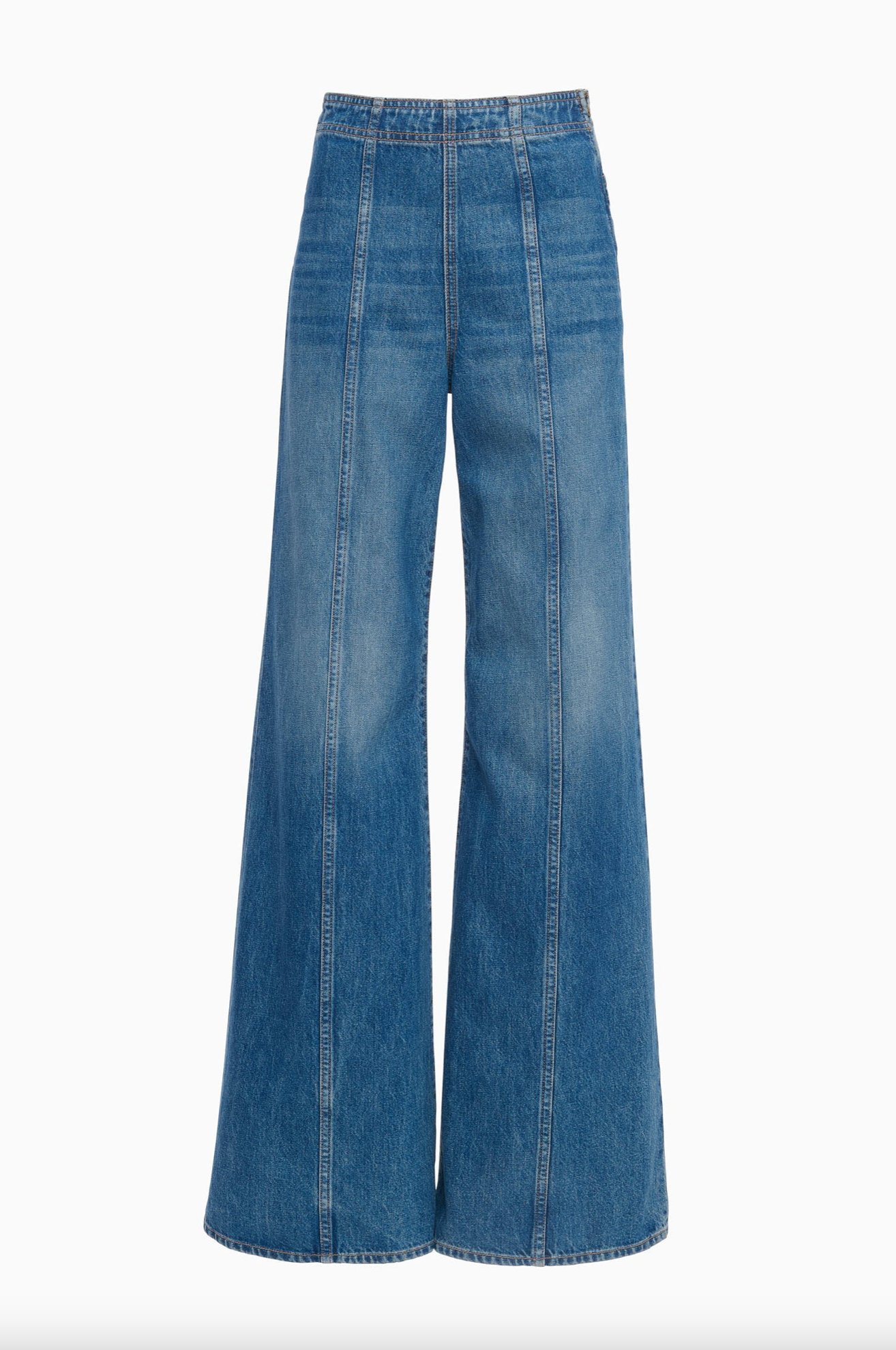 The Bianca Wide Leg Jean in Danube