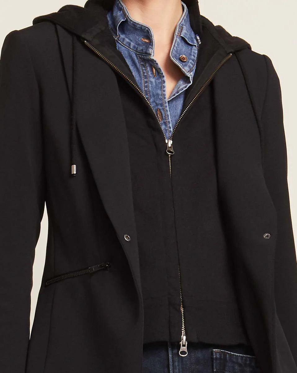 Hoodie Dickey in Black