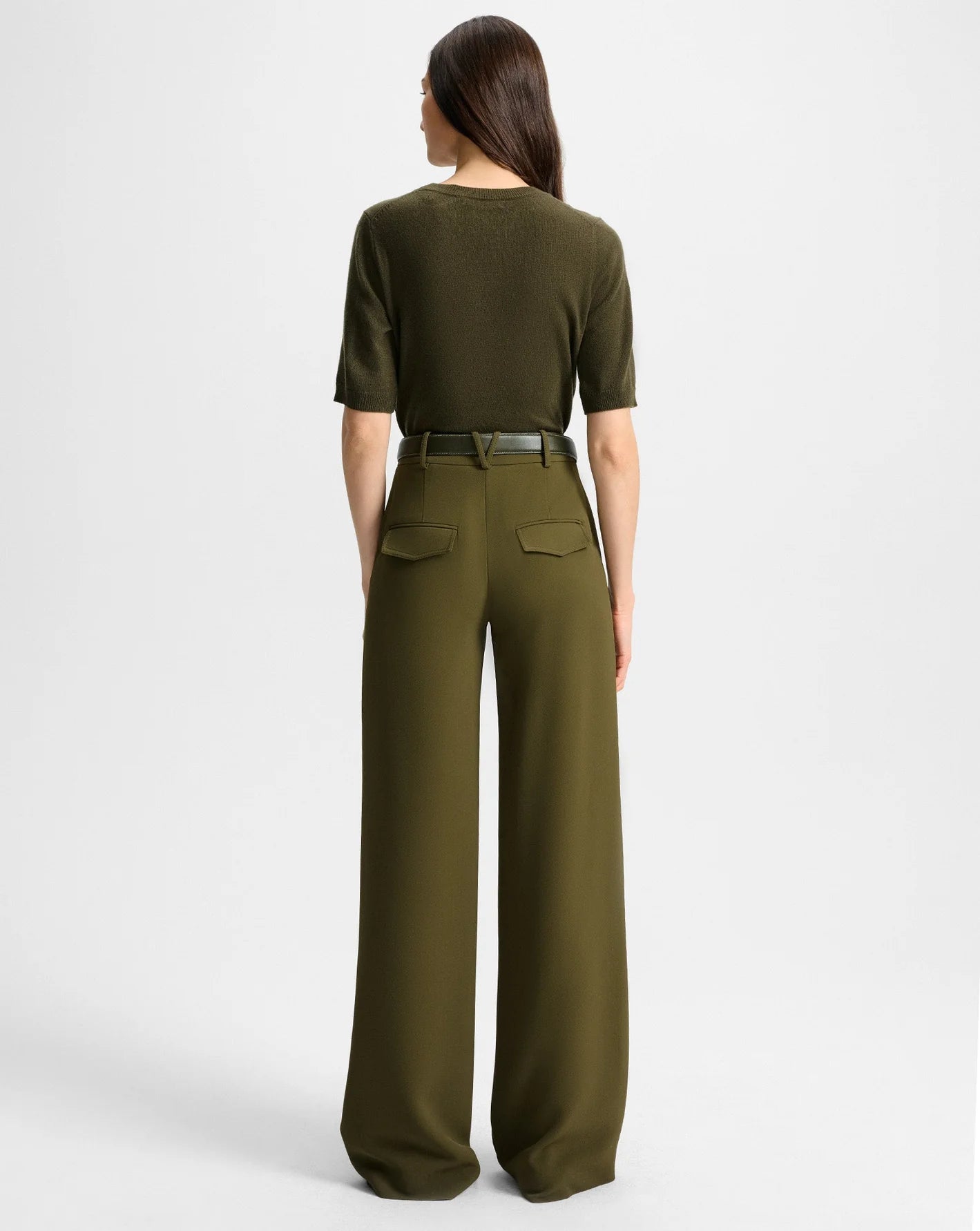 Shana Cashmere Sweater in Cypress