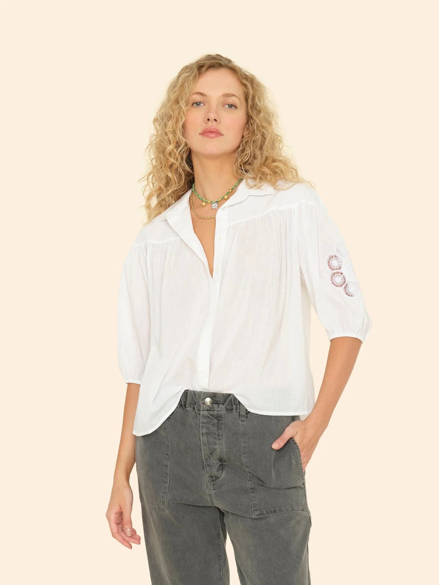 Kenza Top in White