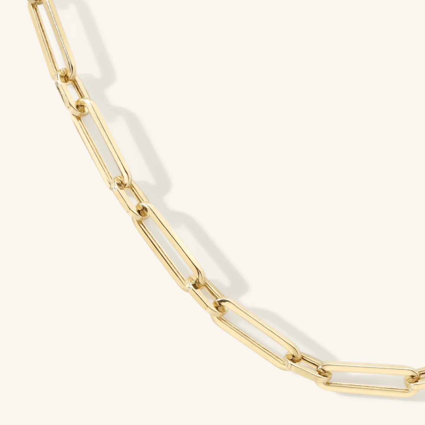 Maayan Paperclip Chain Necklace - 20"