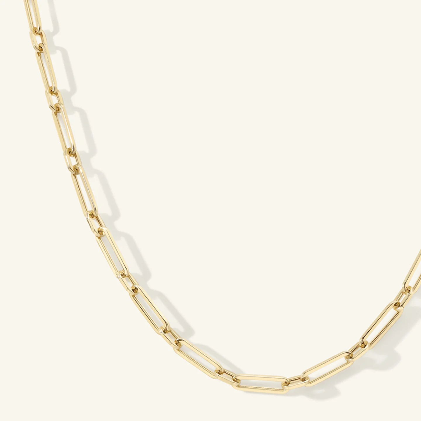Maayan Paperclip Chain Necklace - 20"
