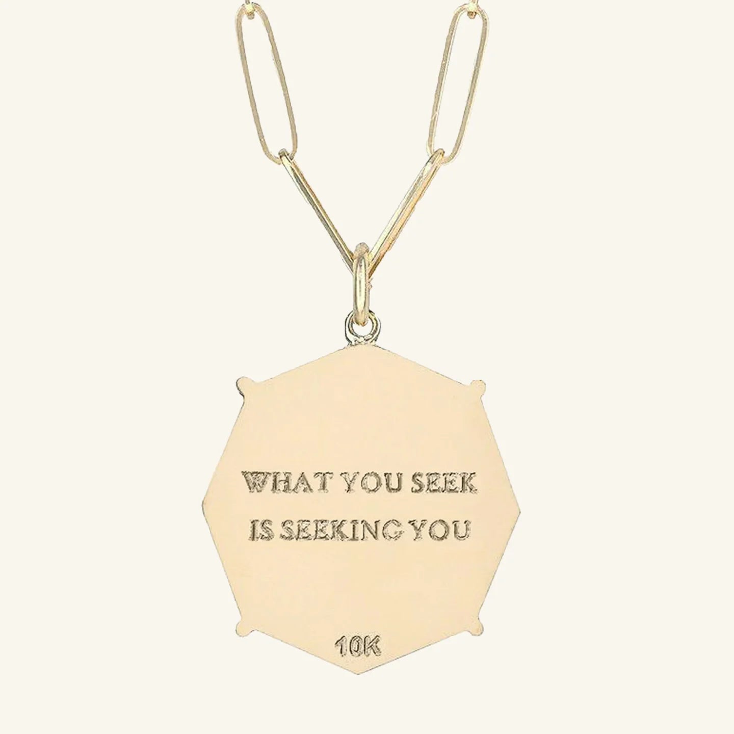 Seek Octagon Charm