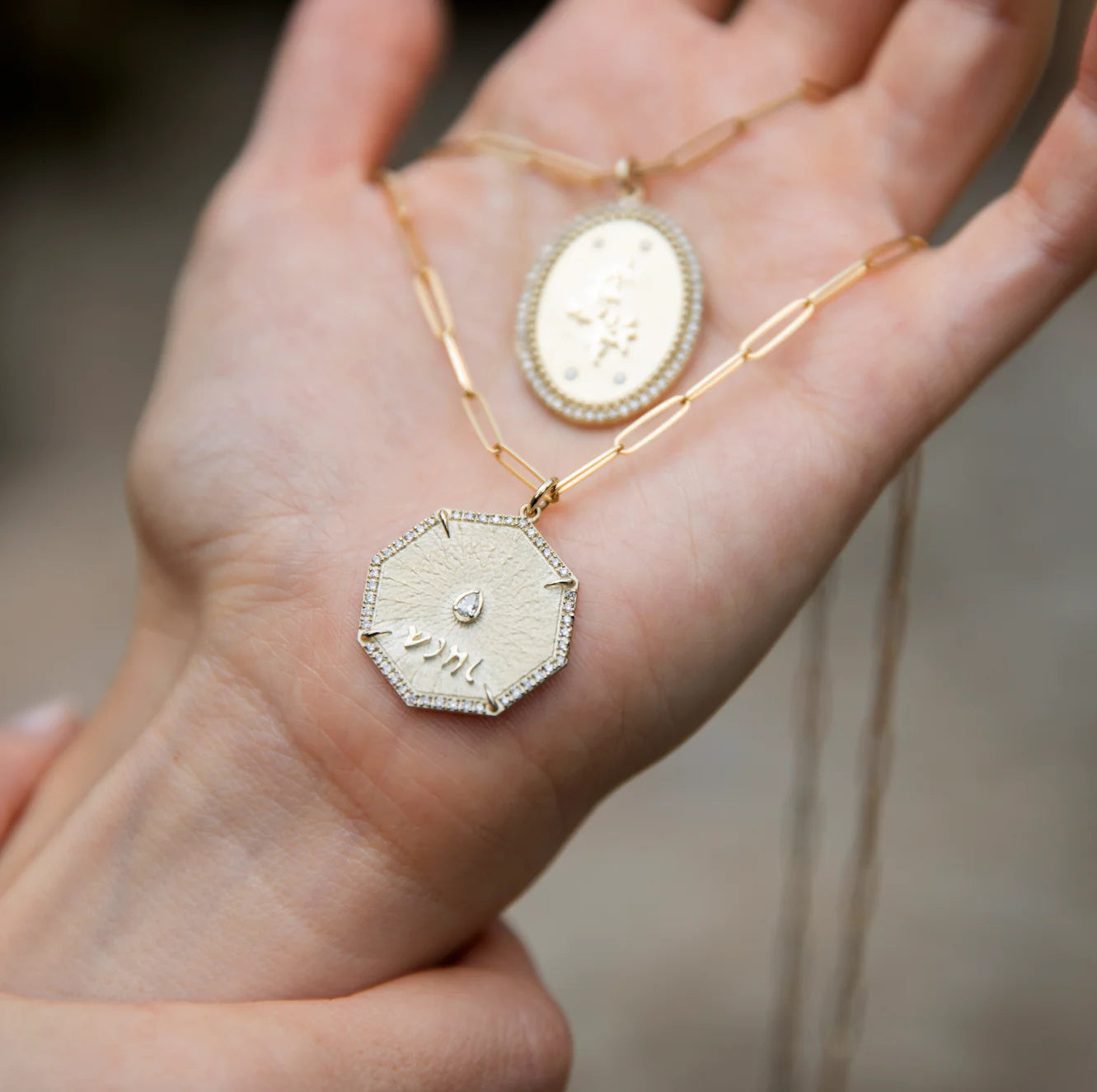 Seek Octagon Charm