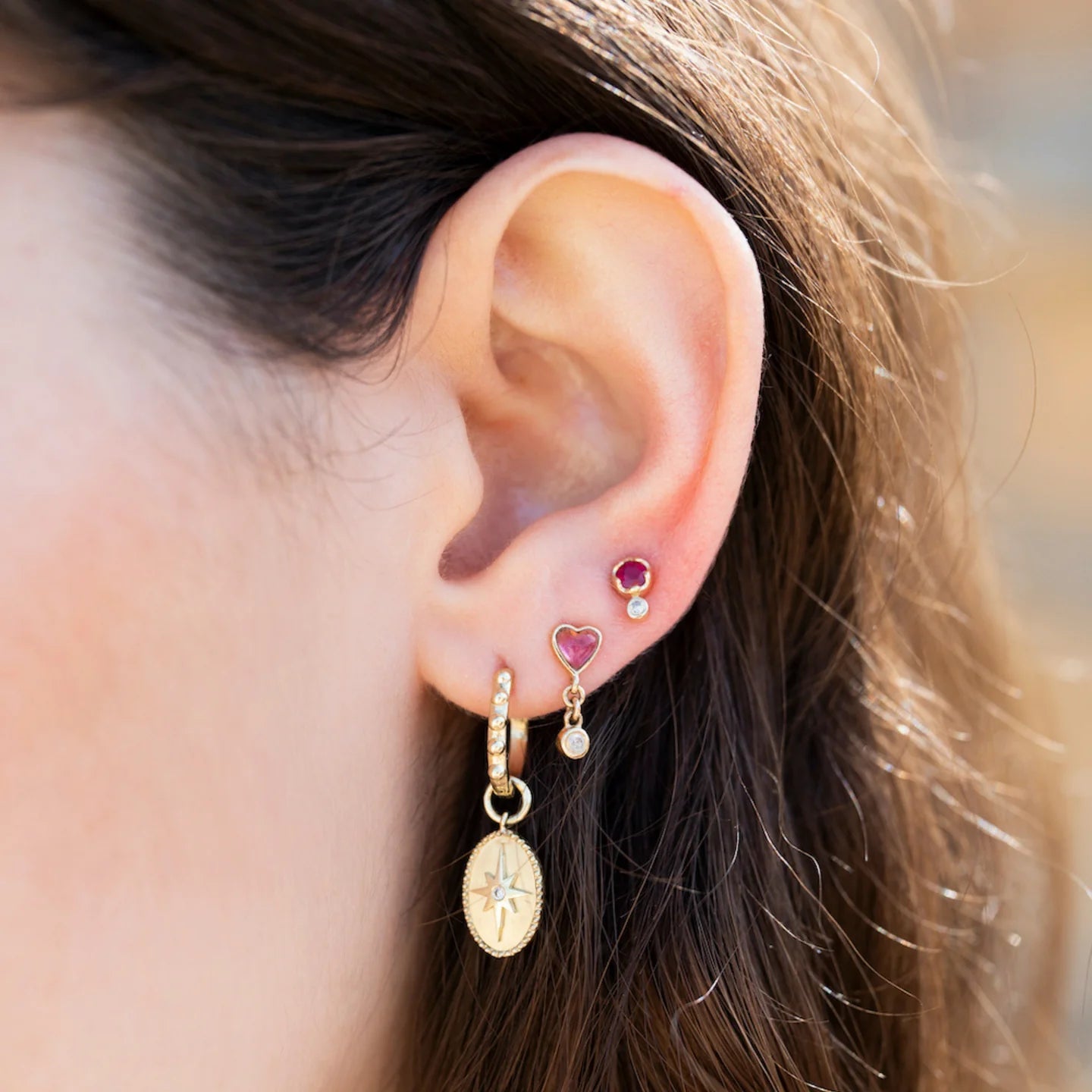 Star Token Earring Charms