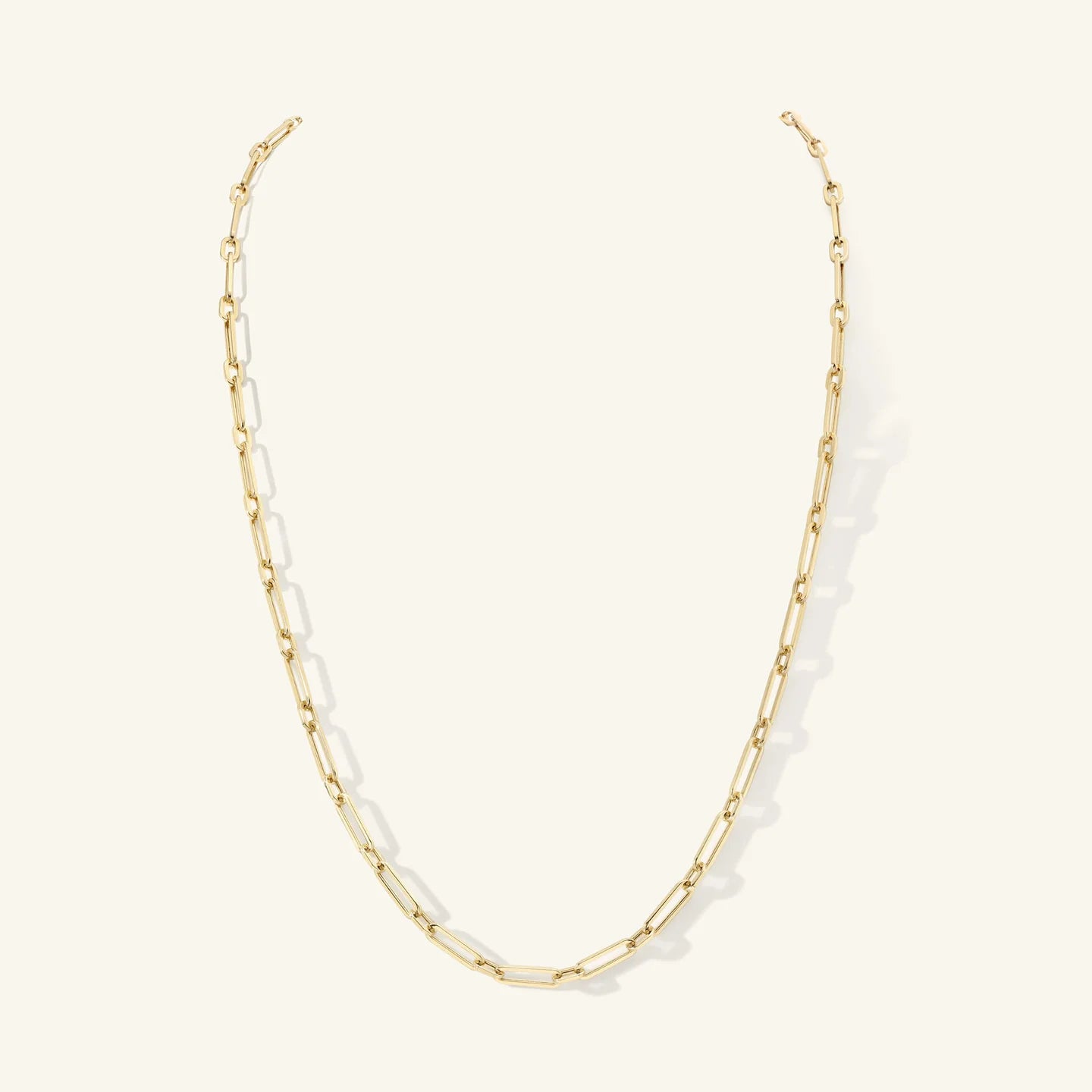 Maayan Paperclip Chain Necklace - 20"