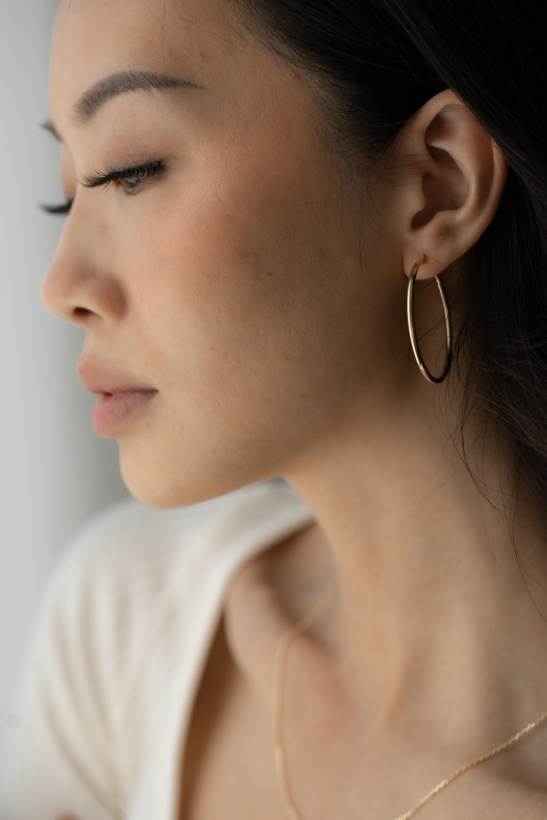 Noa Large Hoops | 10k Gold