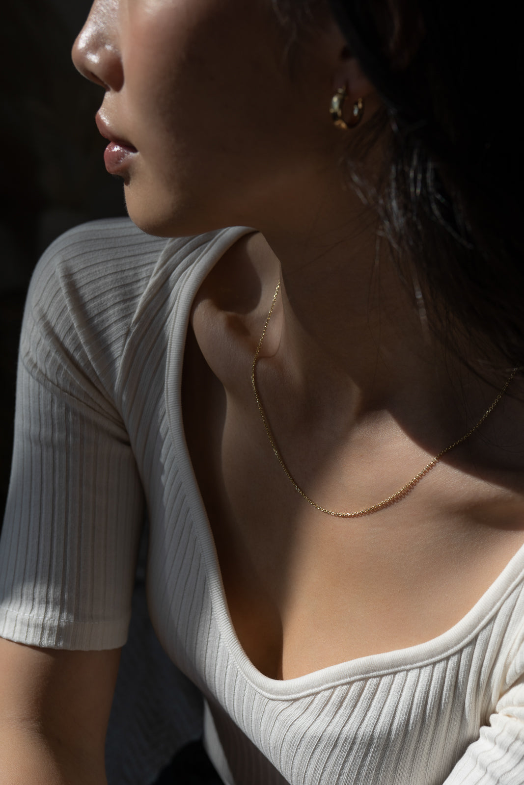 Leah Necklace | 10k Gold | 18"