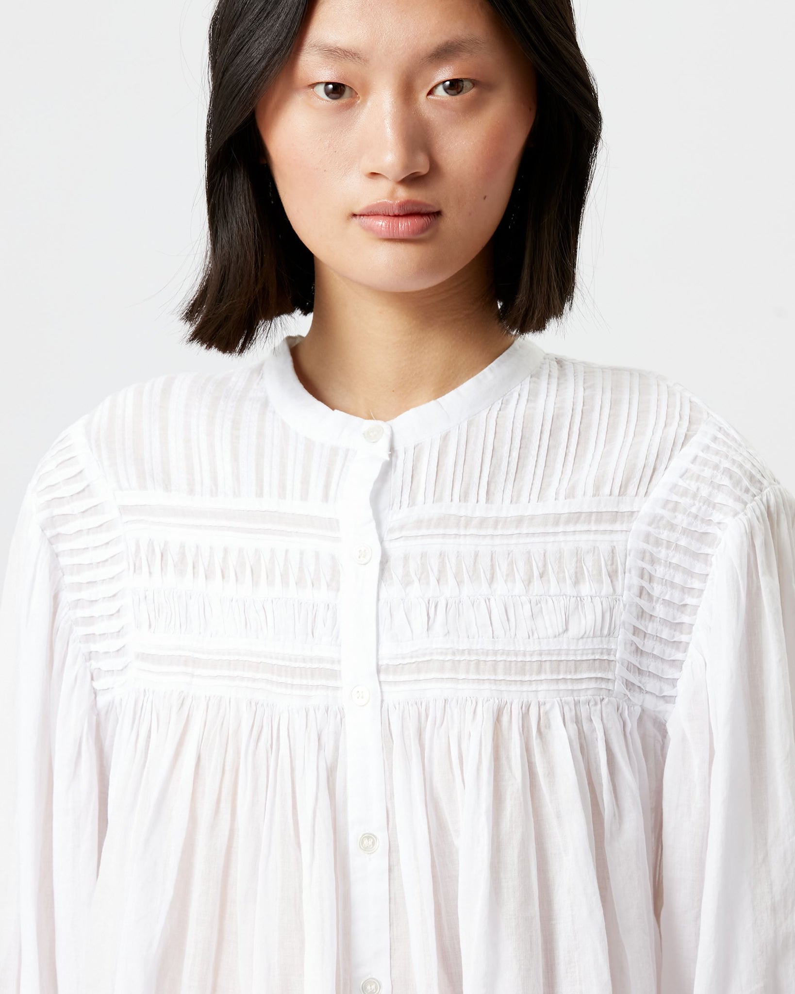 Plalia Top in White