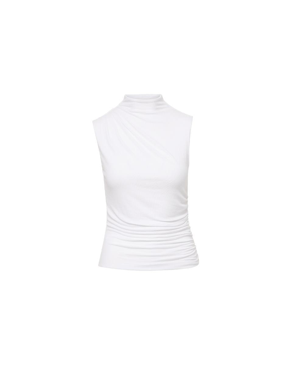 Mylie Sleeveless Top in White