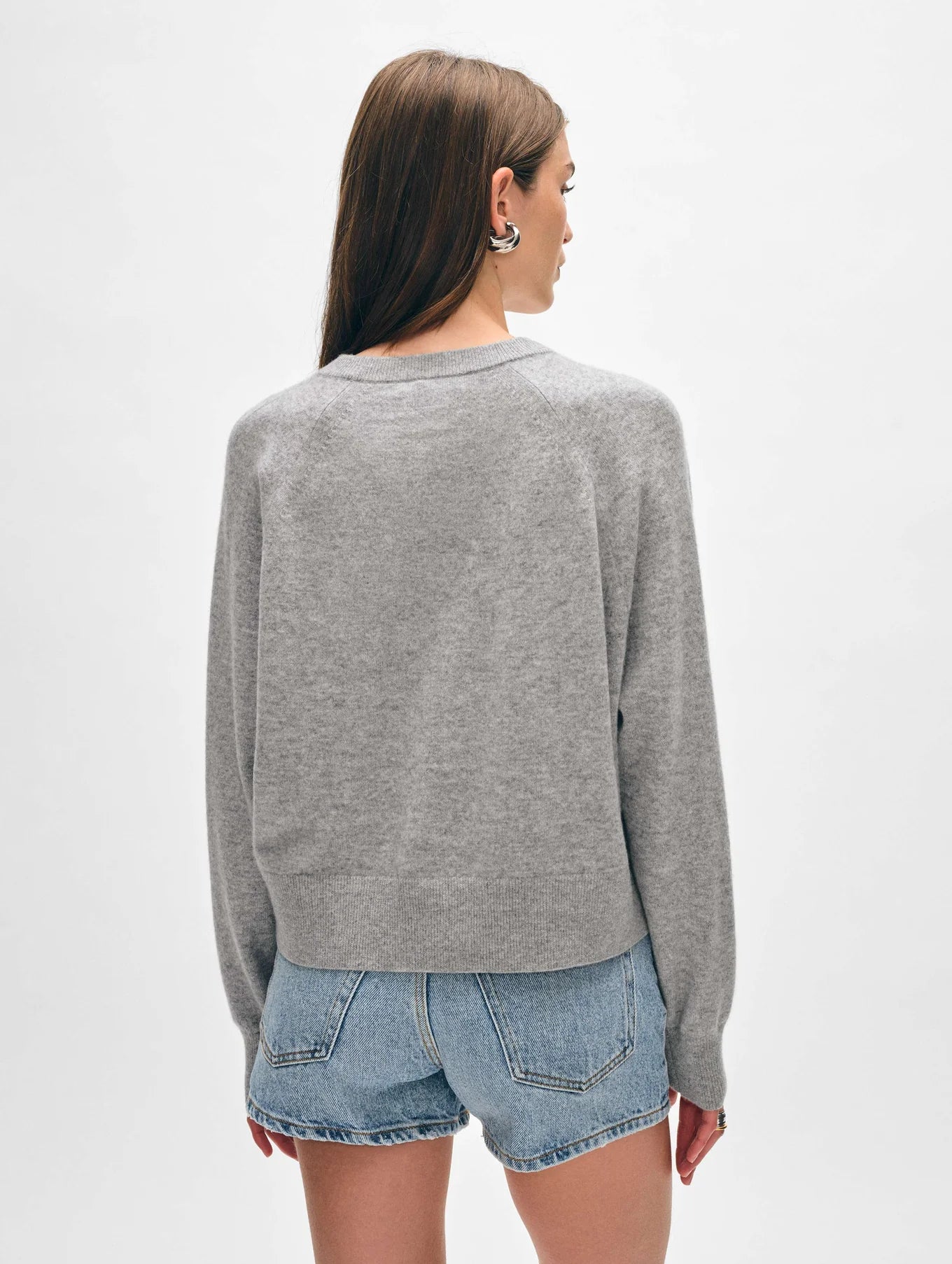 Cashmere Sweatshirt Grey Heather