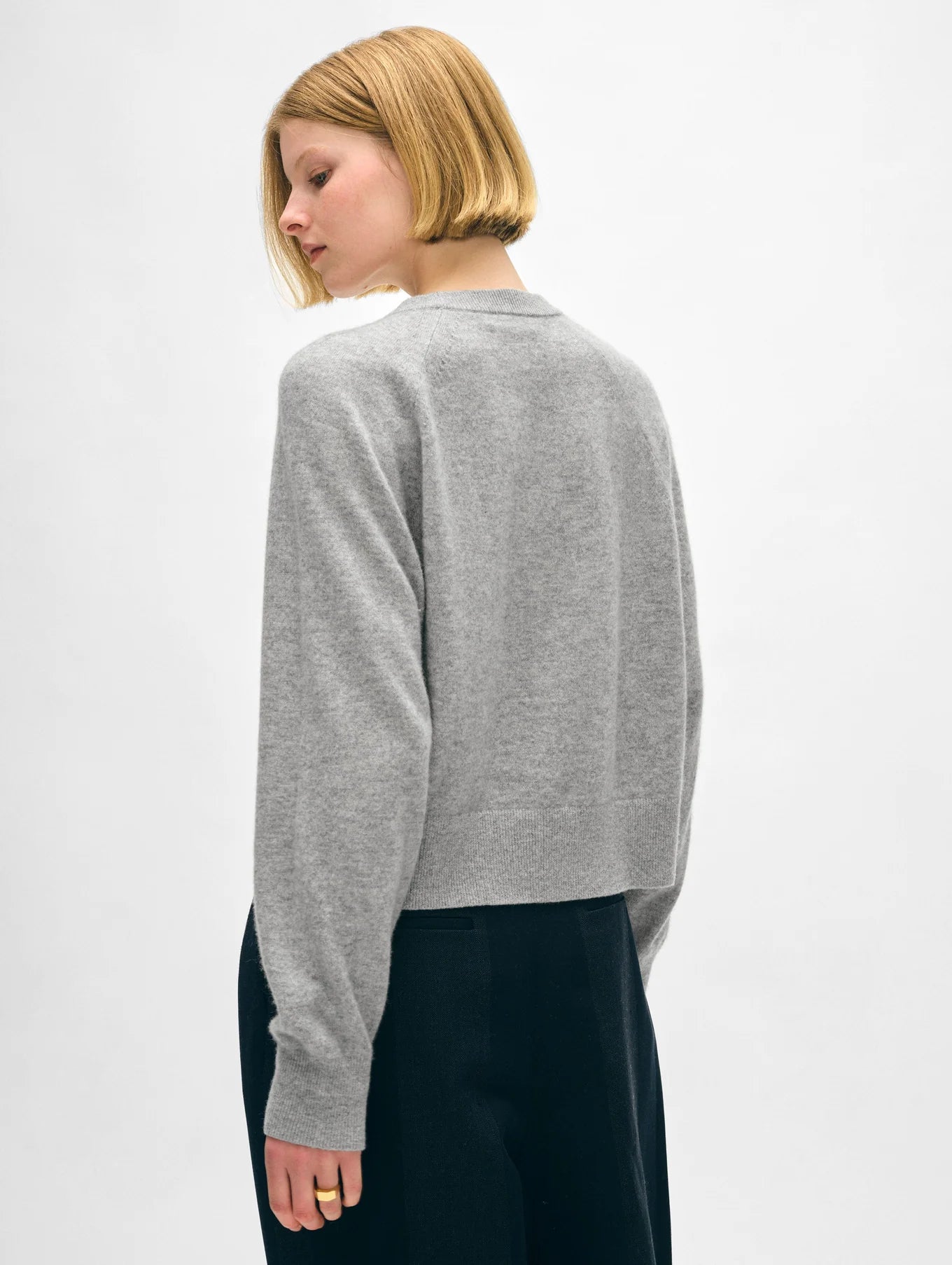 Cashmere Sweatshirt Grey Heather