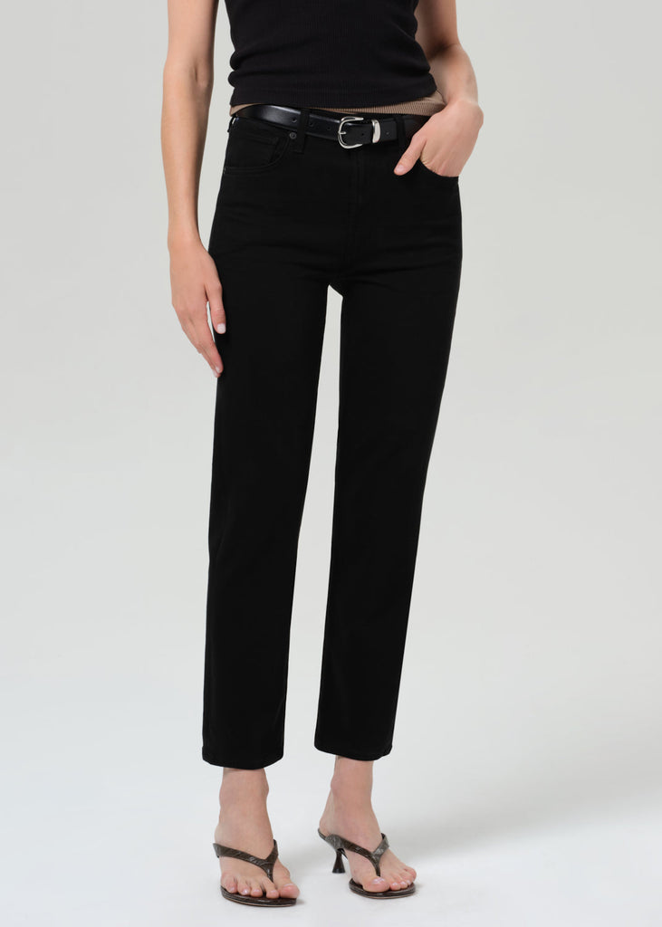 Caia Straight in Plush Black