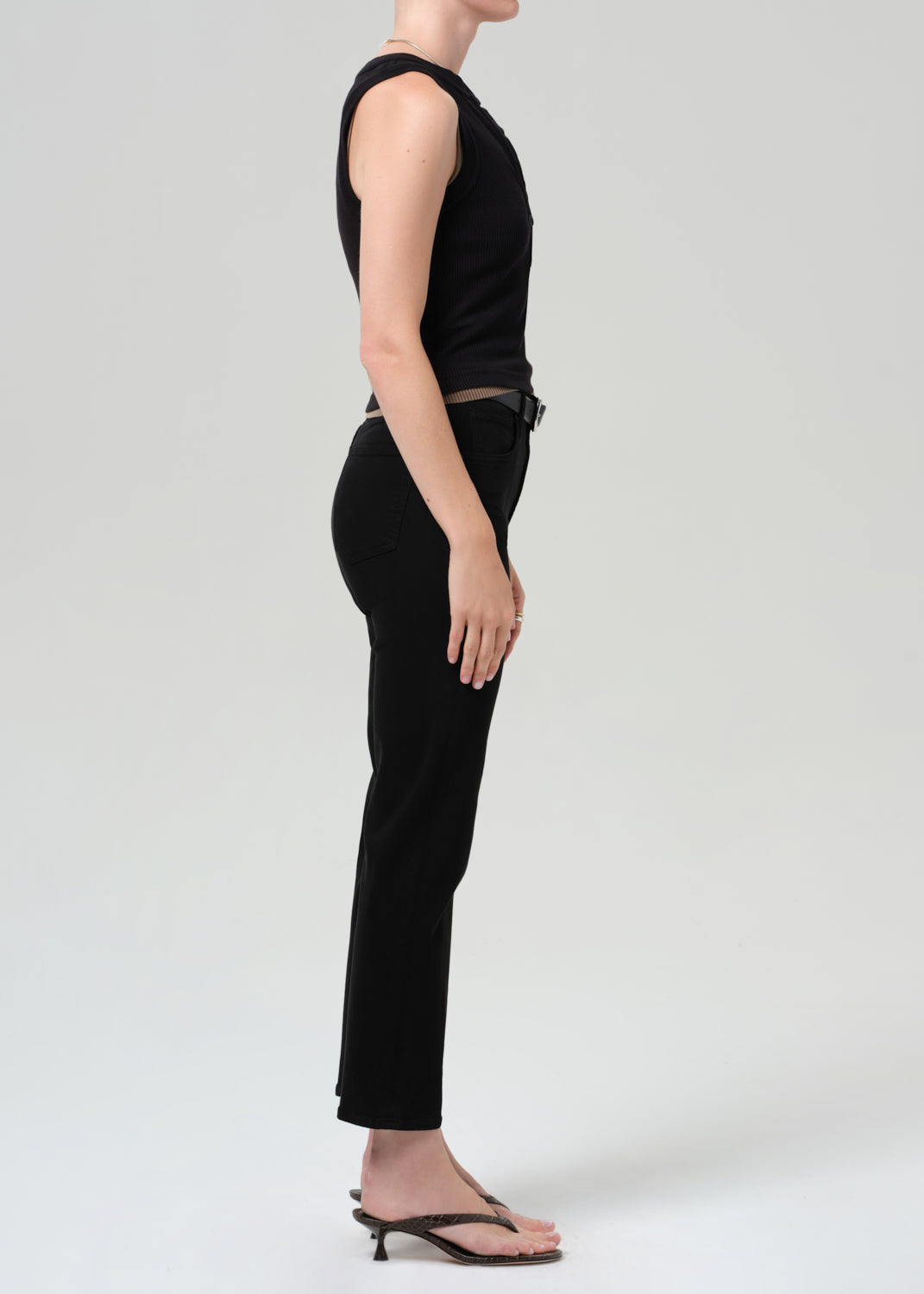 Caia Straight in Plush Black