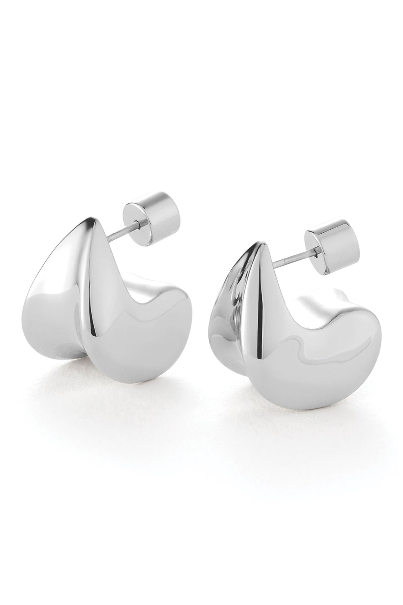 Small Paige Puffs in Silver