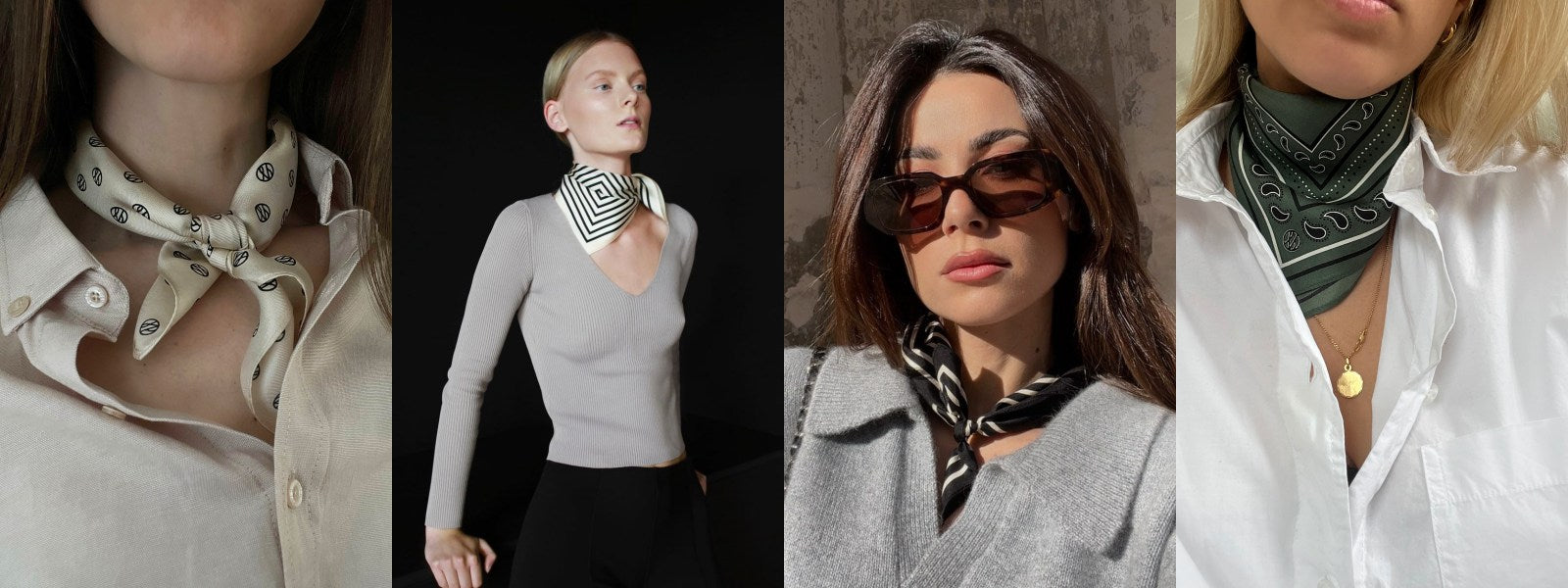 PAISLEY SCARF | BLACK | 50 CM