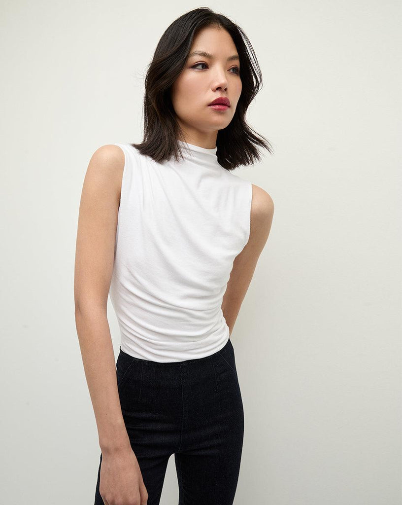 Mylie Sleeveless Top in White