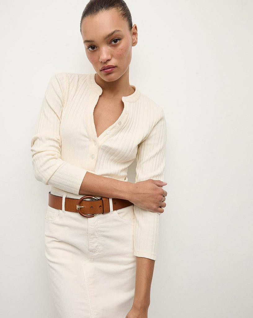 Jocelyn Henley Shirt in Ivory